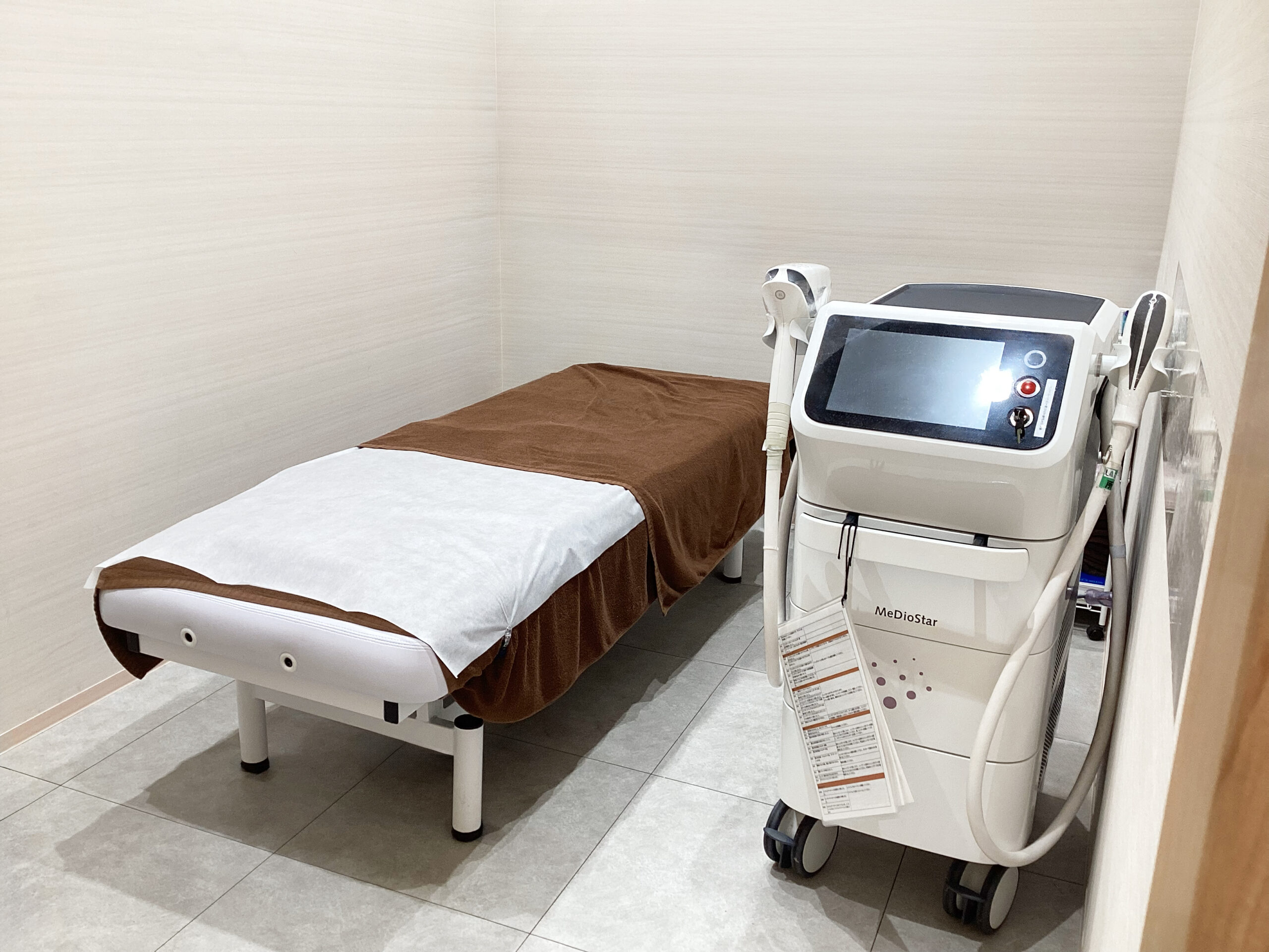 フレイアクリニック名古屋栄院の施術ルーム