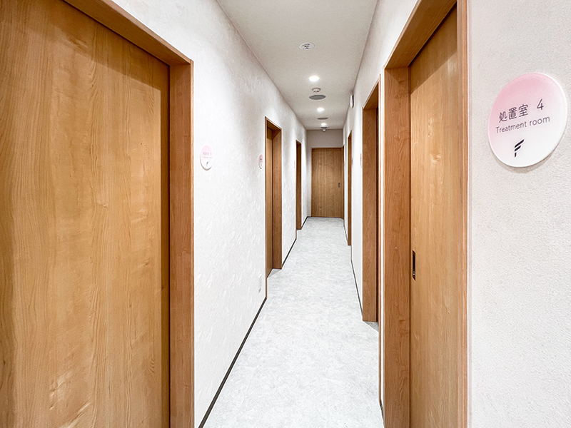 フレイアクリニック千葉院の廊下