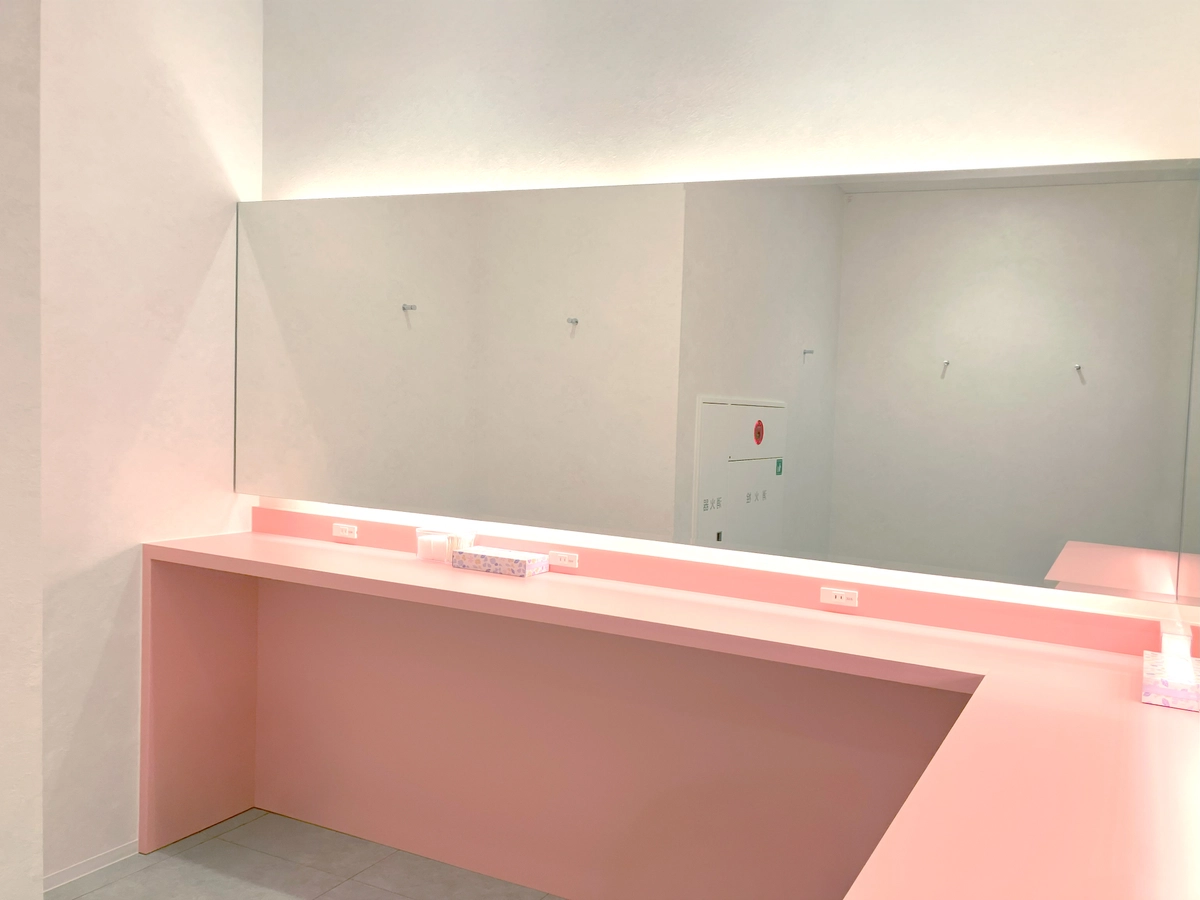 フレイアクリニック京都院のパウダールーム